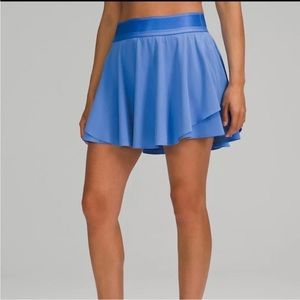 Lululemon Women’s Court Rival High Rise Tennis Skirt Size 10 Blue Nile in Long